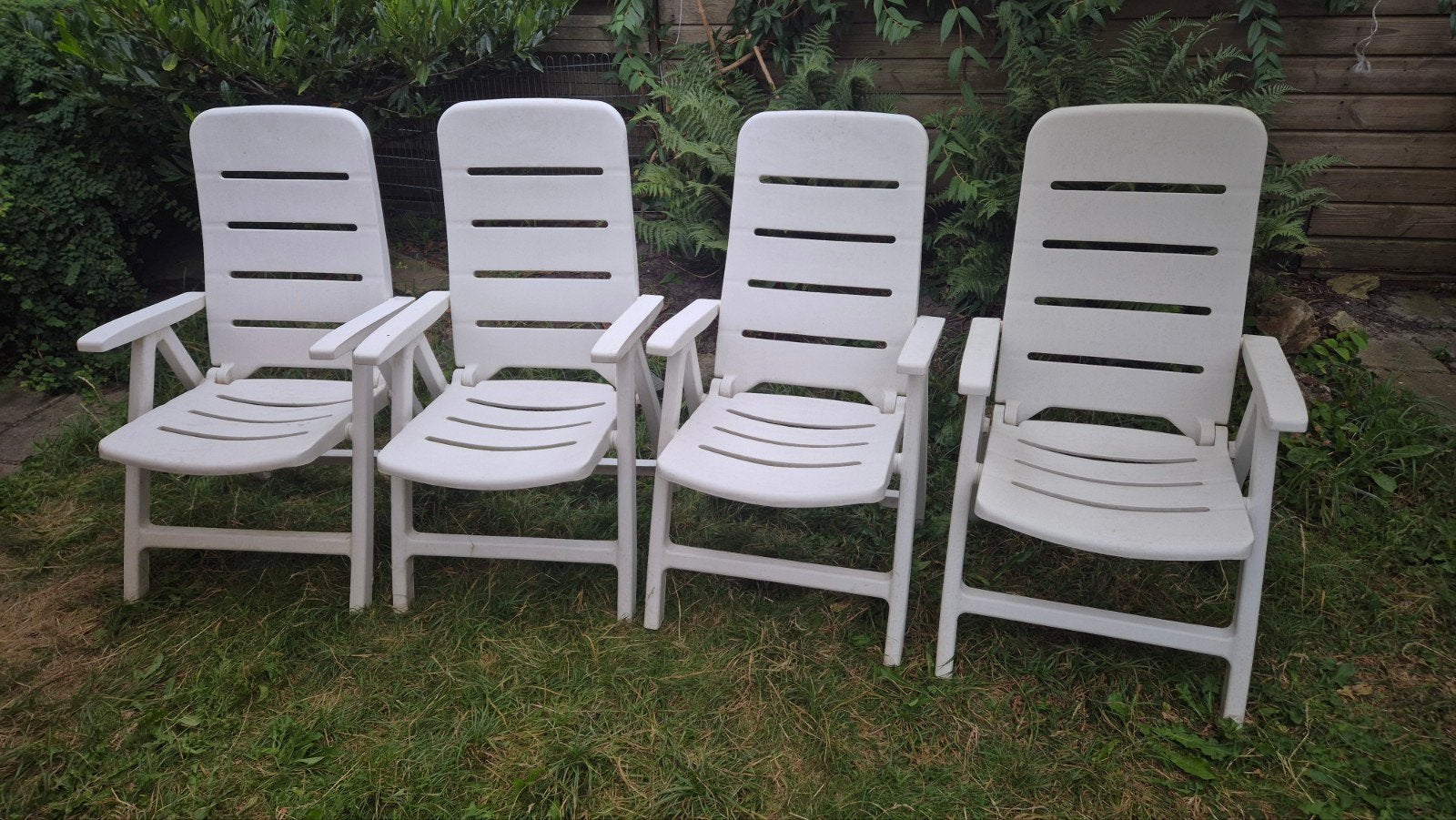 4 tuinstoelen met kussns - Kettler Napoli, Ophalen, Gebruikt