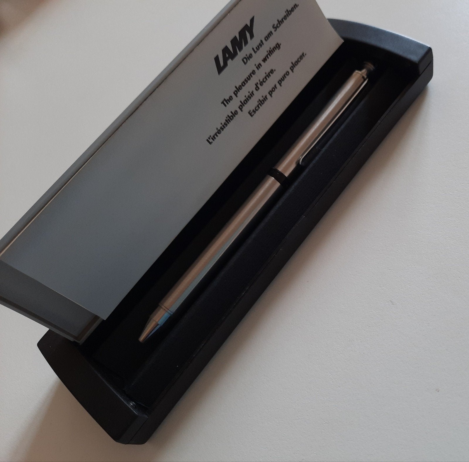 Lamy tri pen in doos, Verzamelen, Ophalen, Balpen, Overige merken
