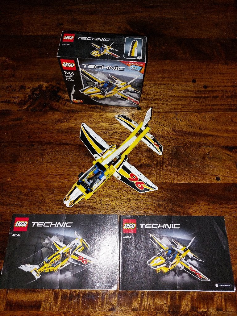 lego technic stuntvliegtuig 42044, Ophalen, Inclusief instructies, Gebruikt, Lego