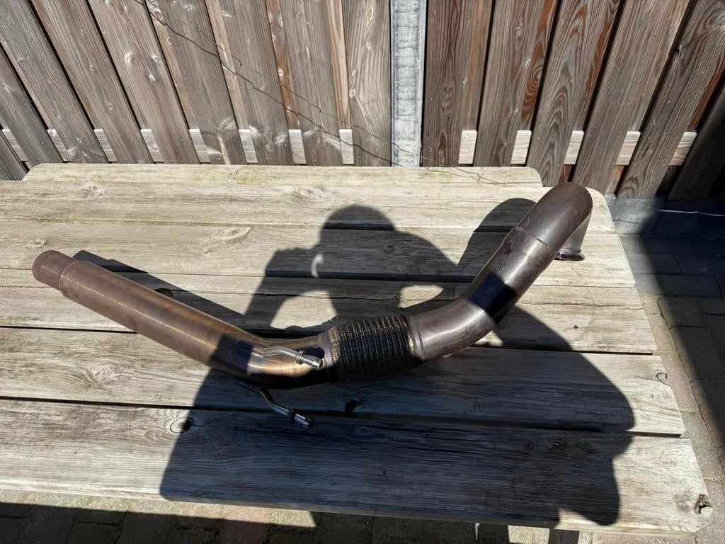 Decat Katalysator Downpipe 3 inch Golf 7 GTI TCT, Auto-onderdelen, Uitlaatsystemen, Volkswagen, Gebruikt, Ophalen of Verzenden