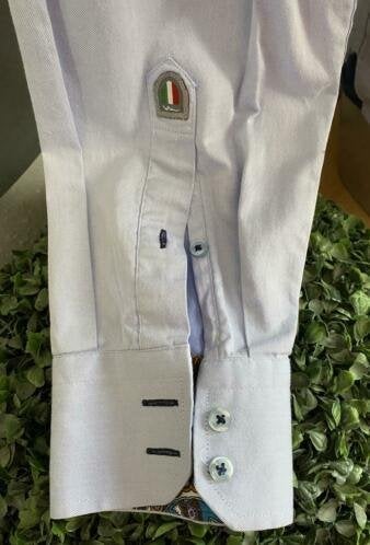 Arya Boy overhemd maat S [vm], Kleding | Heren, Ophalen of Verzenden, Zo goed als nieuw, Blauw, Halswijdte 38 (S) of kleiner