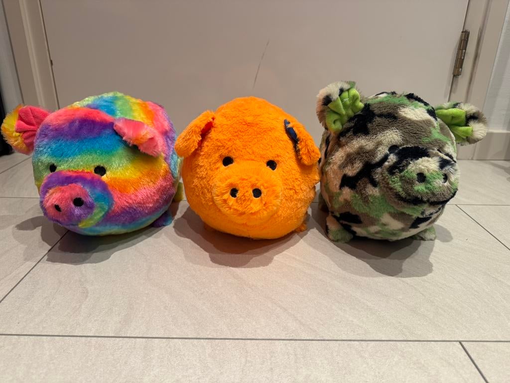 Knuffel varkens uit de Funky Piggy Family, Ophalen of Verzenden, Zo goed als nieuw, Overige typen