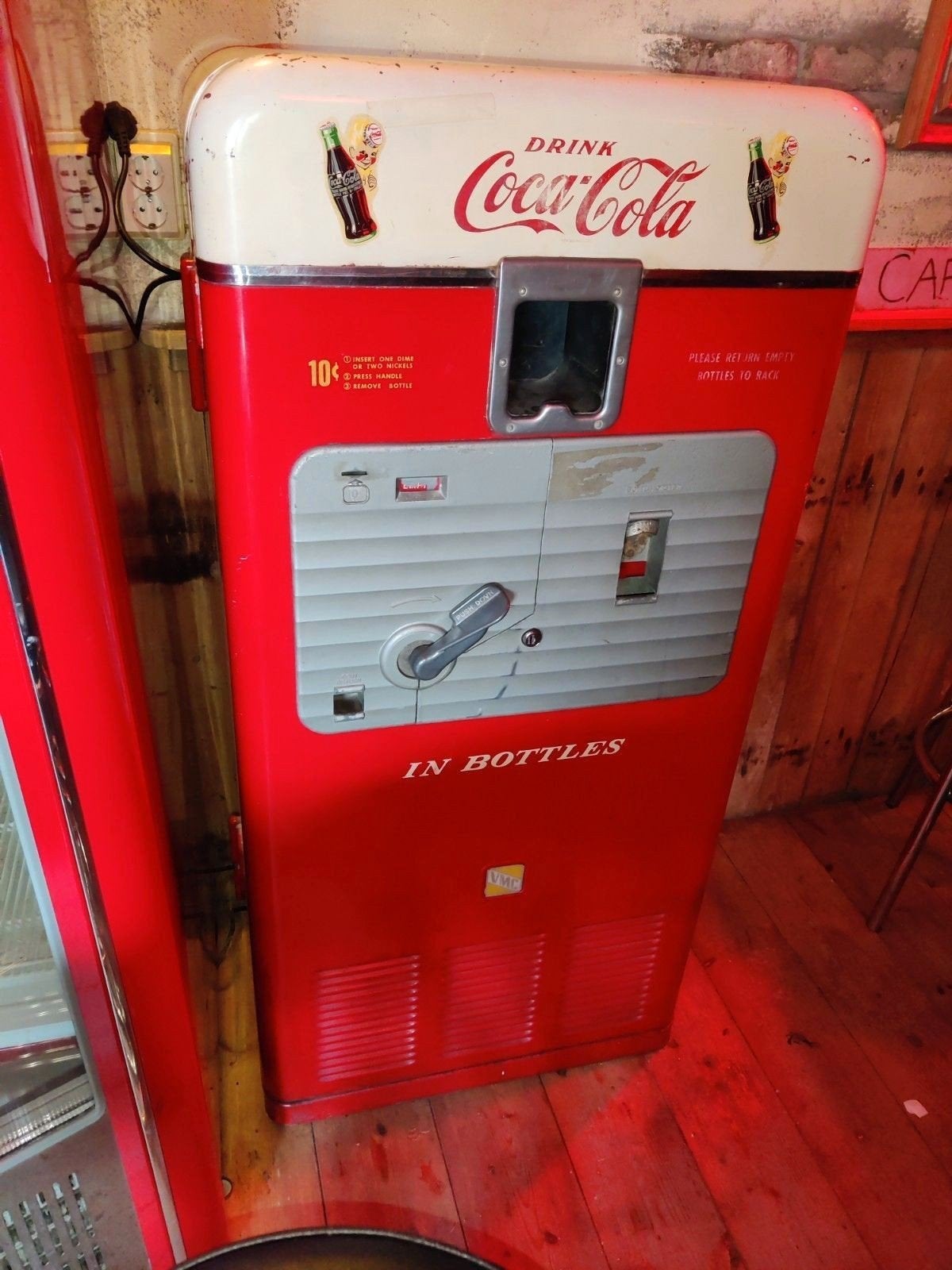 coca cola automaat, Ophalen, Gebruikt
