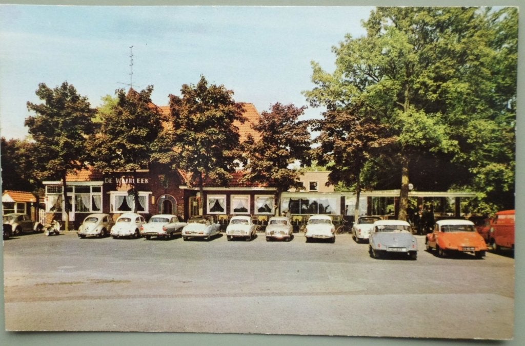 Hengelo - de Waarbeek - oude autos - DKW Ford DS VW, Verzamelen, Ansichtkaarten | Nederland, Ongelopen, Overijssel, 1960 tot 1980