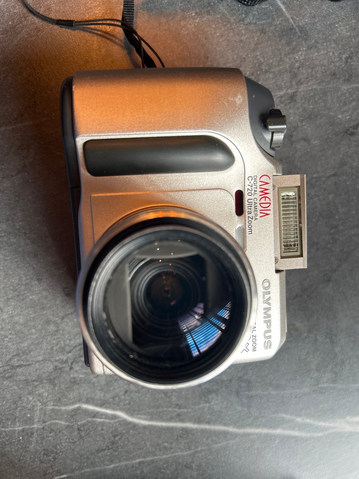 Olympus C-720 Ultra Zoom Digitale Camera met Tas, Ingebouwde flitser, Gebruikt, Ophalen of Verzenden, Olympus