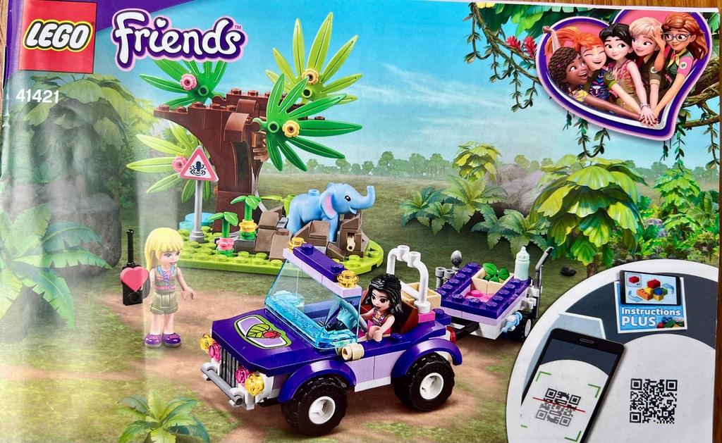 LEGO Friends 41421 Baby Olifant Reddingsactie, Lego, Friends, Ophalen of Verzenden, Zo goed als nieuw