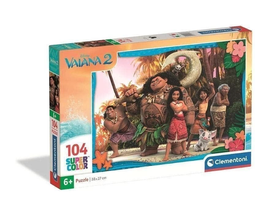 Vaiana Puzzel - 104 stukjes - Clementoni Legpuzzel - Disney, Kinderen en Baby's, Nieuw, Nvt, Nvt, Nvt