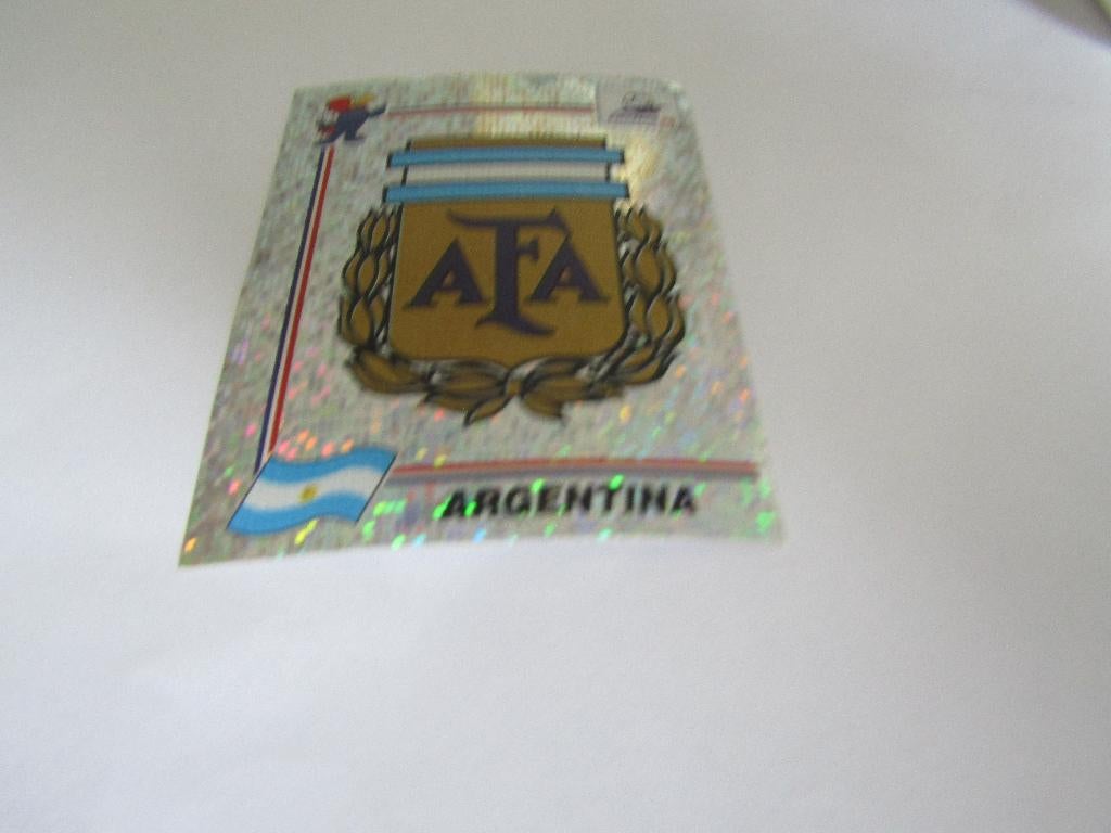 WK FRANCE 98 BADGE ARGENTINA NR. 499, Ophalen of Verzenden, Nieuw, Buitenlandse clubs, Poster, Plaatje of Sticker