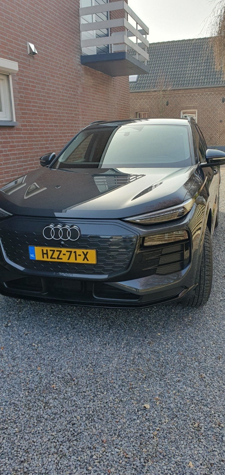 Audi Q6 e-tron Electrisch  83 kWh 252pk 2025 Grijs, Auto's, Audi, Particulier, Q6 e-tron, 360° camera, ABS, Achteruitrijcamera