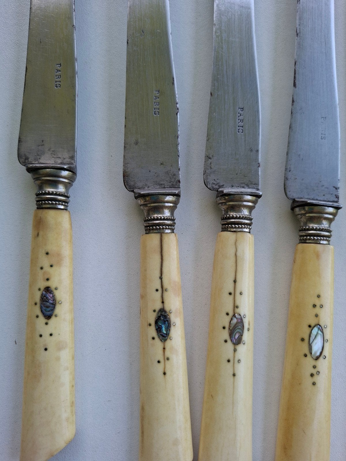 Set van 6 antieke messen, Antiek en Kunst, Ophalen of Verzenden