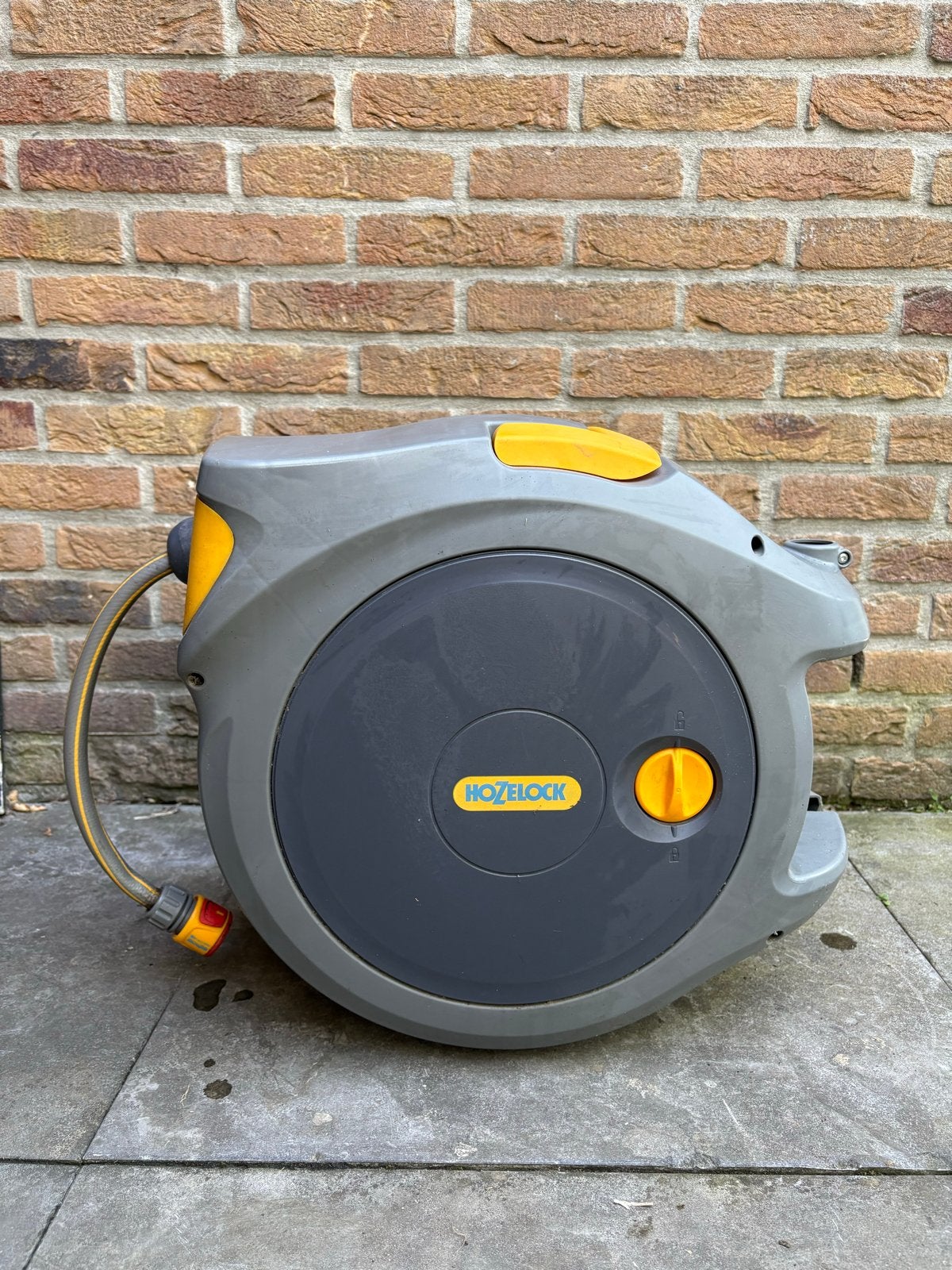 Hozelock 25m Wandhaspel Tuinslang met Autoreel, Ophalen, Gebruikt, Tuinslanghaspel