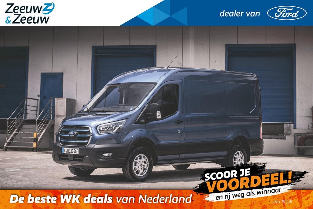 Ford E-Transit 350 L2H2 Trend 68 kWh | TE BESTELLEN | Nu 0,9, Auto's, Automaat, 12 maanden, 260 km, Nieuw