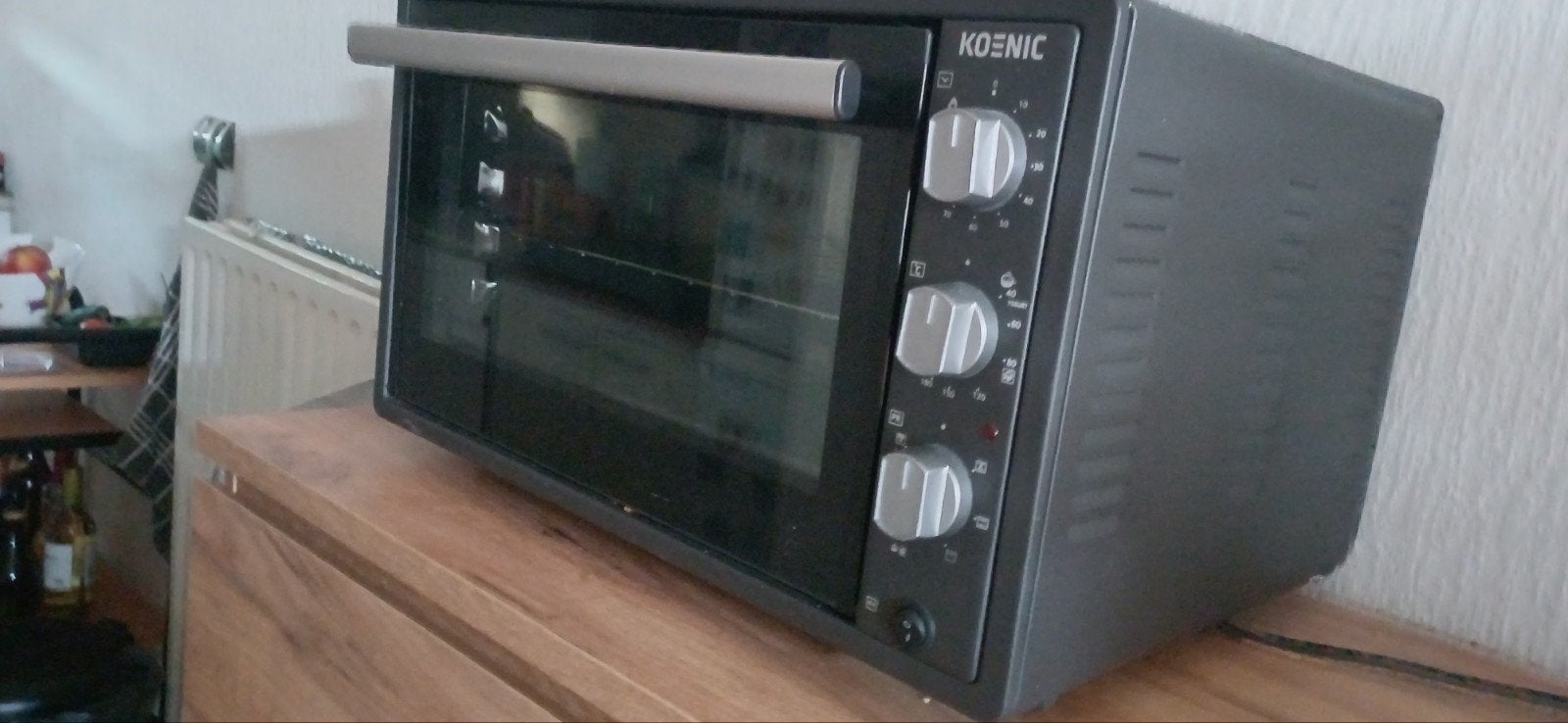 koenic oven te koop, Ophalen, Minder dan 45 cm, Zo goed als nieuw, Oven met grill