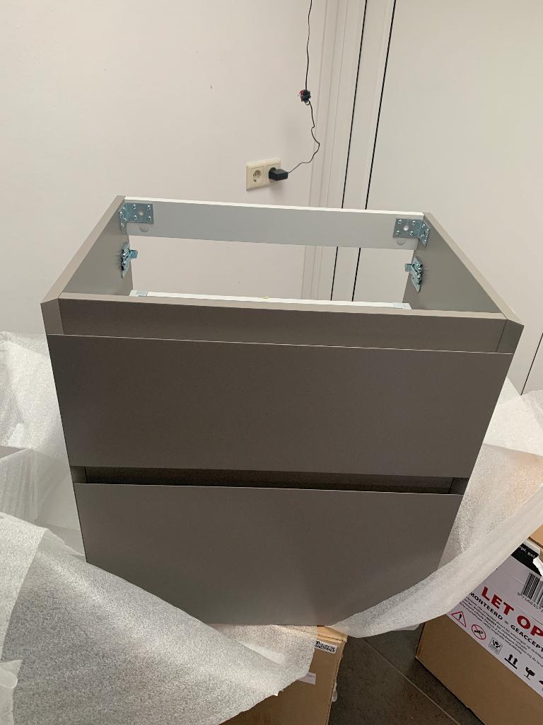 Onderkast badkamer, Nieuw, Minder dan 100 cm, Wastafelkast, 25 tot 50 cm