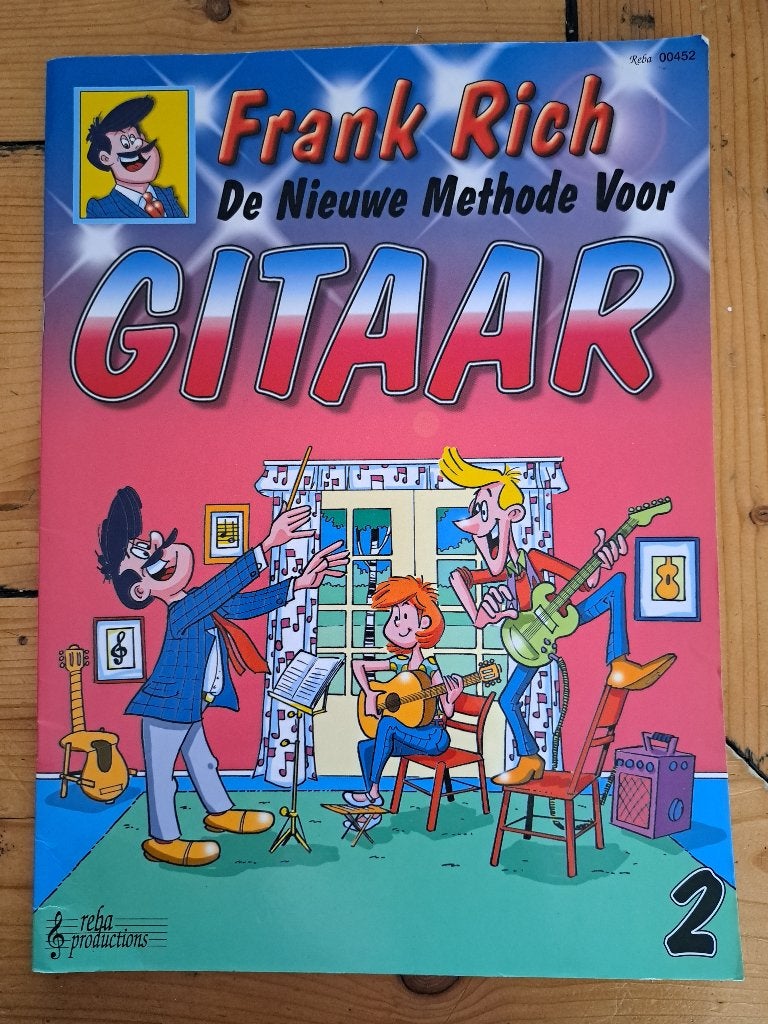 FRANK RICH - DE NIEUWE METHODE VOOR GITAAR - deel 2, Gitaar, Overige genres, Overige soorten, Ophalen of Verzenden