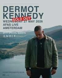tickets concert Dermot Kenedy - 27 mei in de AFAS Amsterdam, Twee personen, Mei, Pop