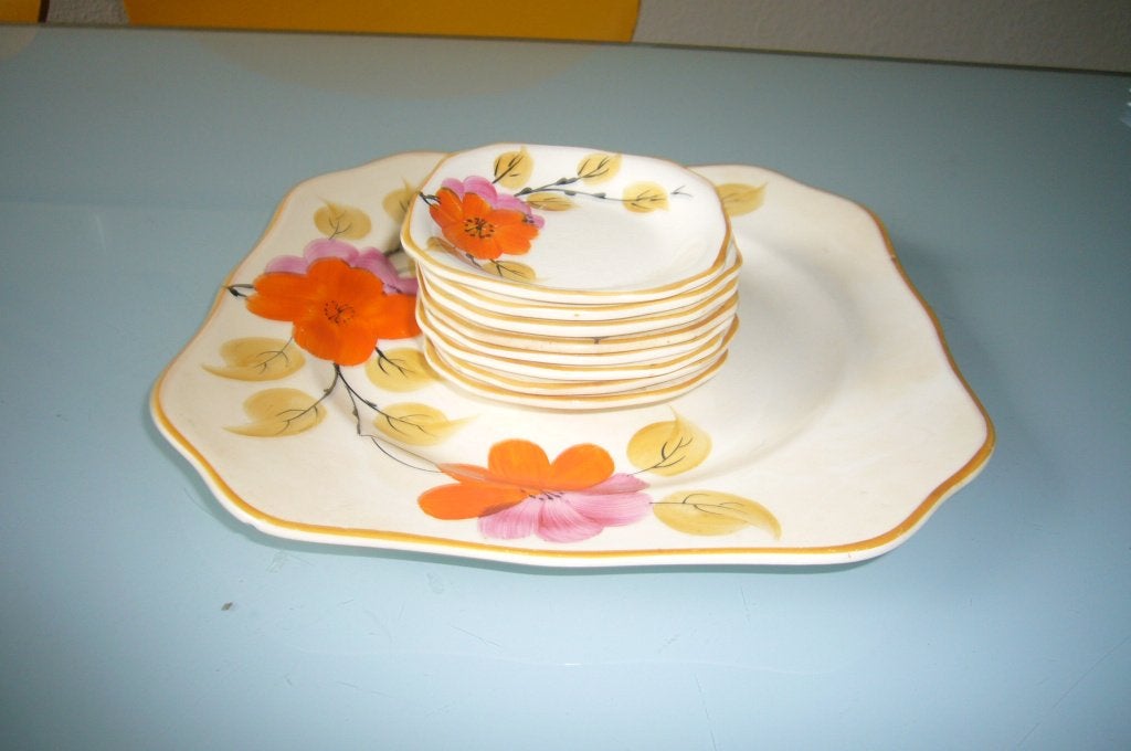 bonbon schaal / petit four schaal, Ophalen, Gebruikt, Overige merken, Vintage