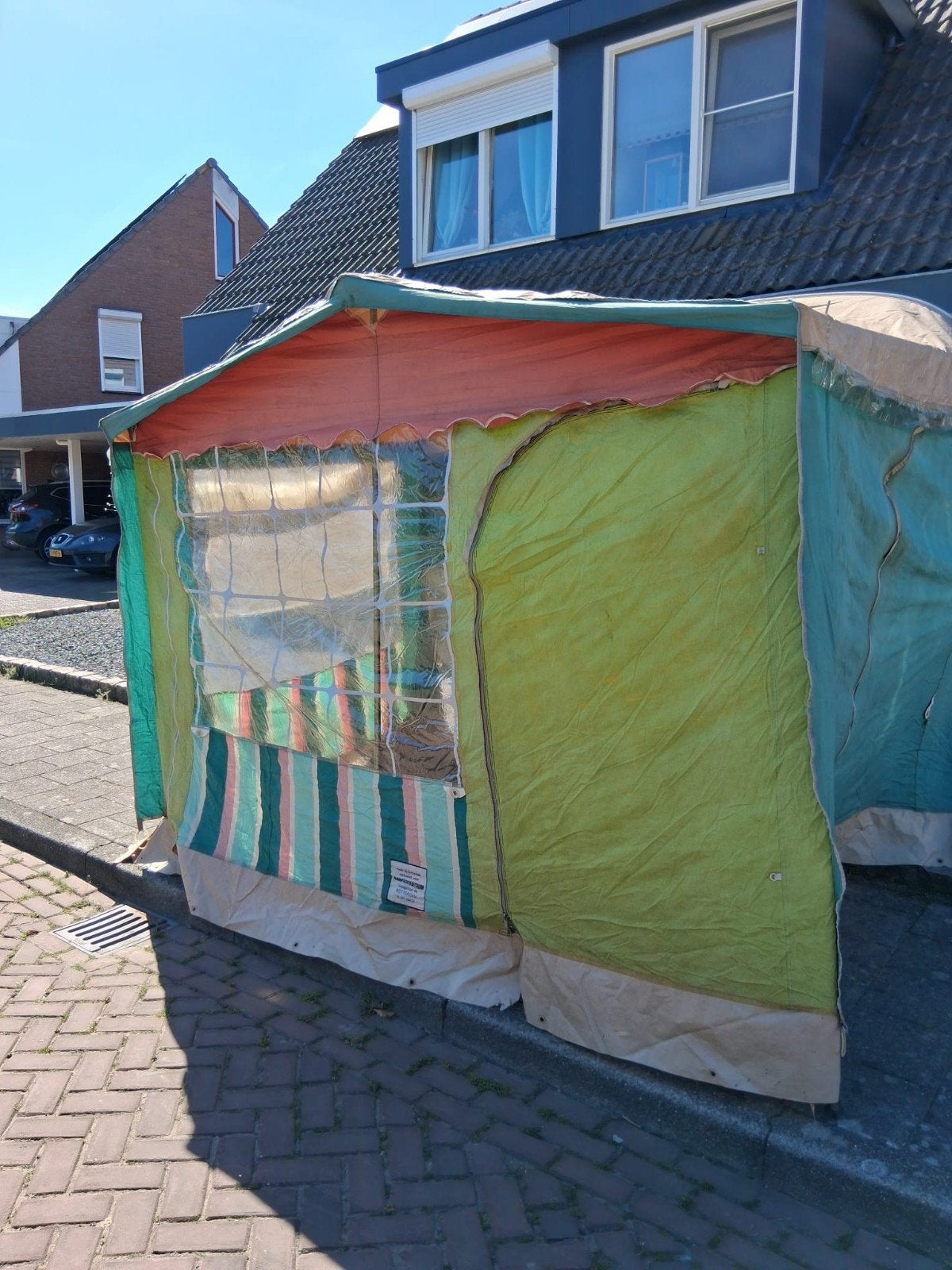 Retro caravan, Disselslot, Kleine zit, Particulier, Adria