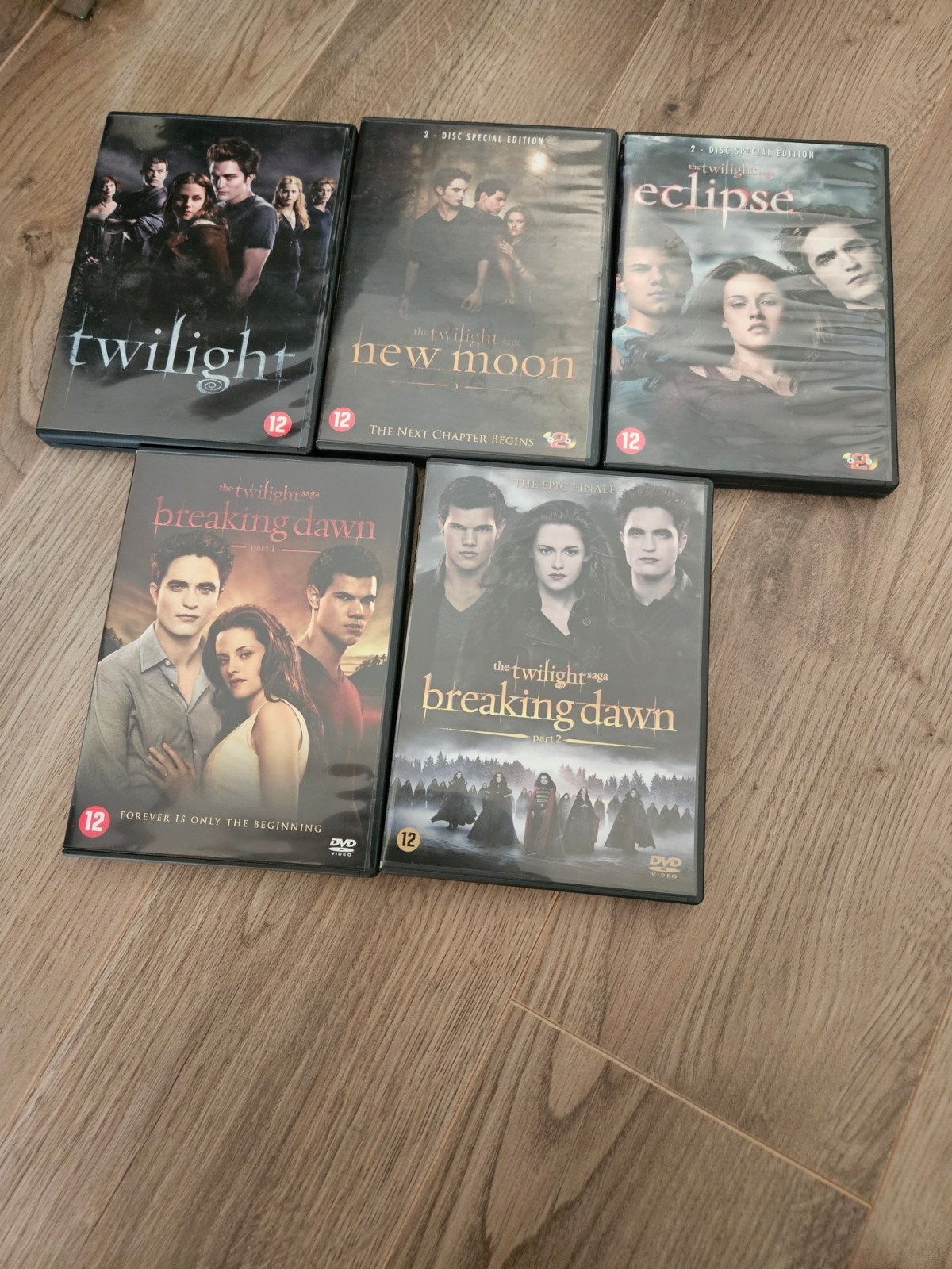 Twilight complete serie DVD (geen Blu-ray), Ophalen, Nederlands, Vanaf 12 jaar, Inclusief doosje