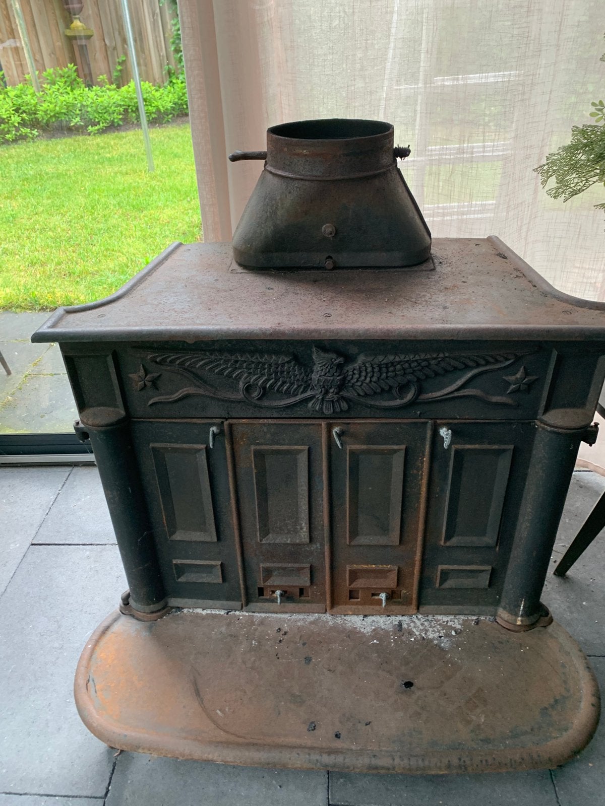 Houtkachel, Huis en Inrichting, Ophalen, Gebruikt, Hout, Houtkachel