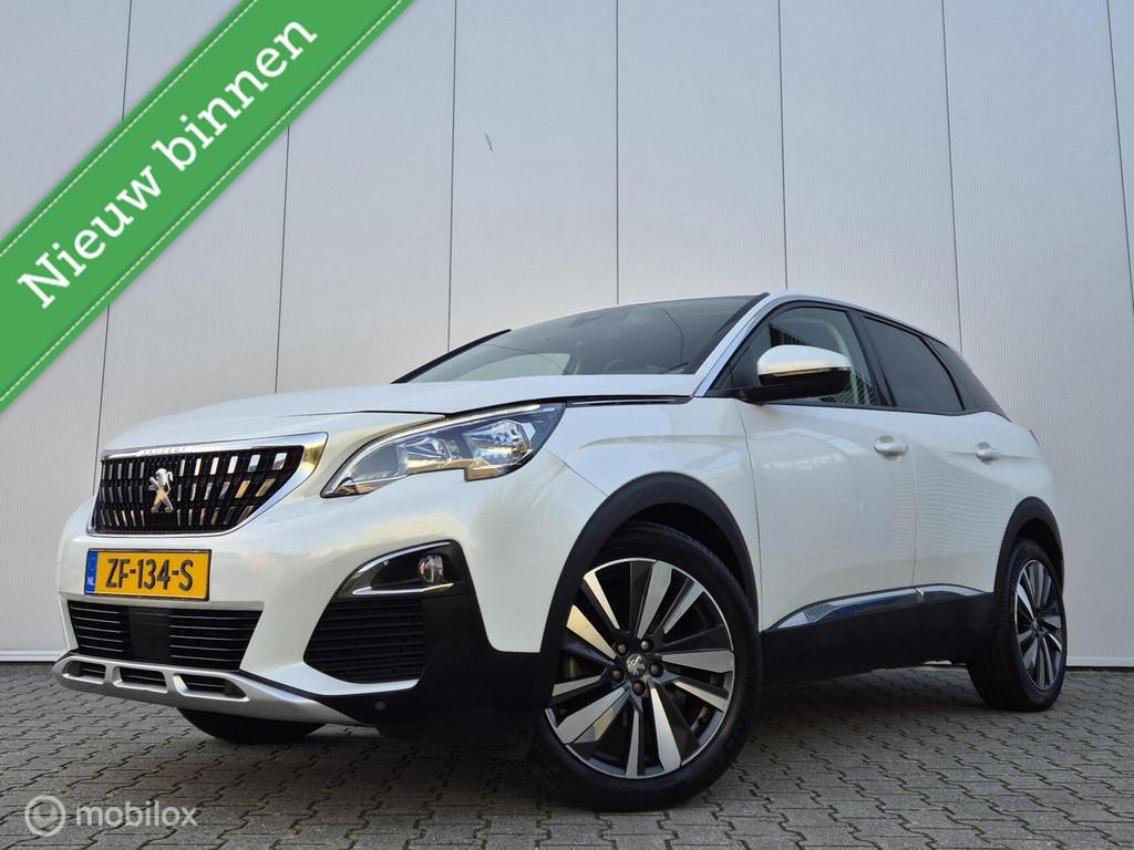 PEUGEOT 3008 1.2 PURETECH ALLURE/LEDER/LED/19''LMV/PARELMOER, Voorwielaandrijving, Gebruikt, 1199 cc, Wit