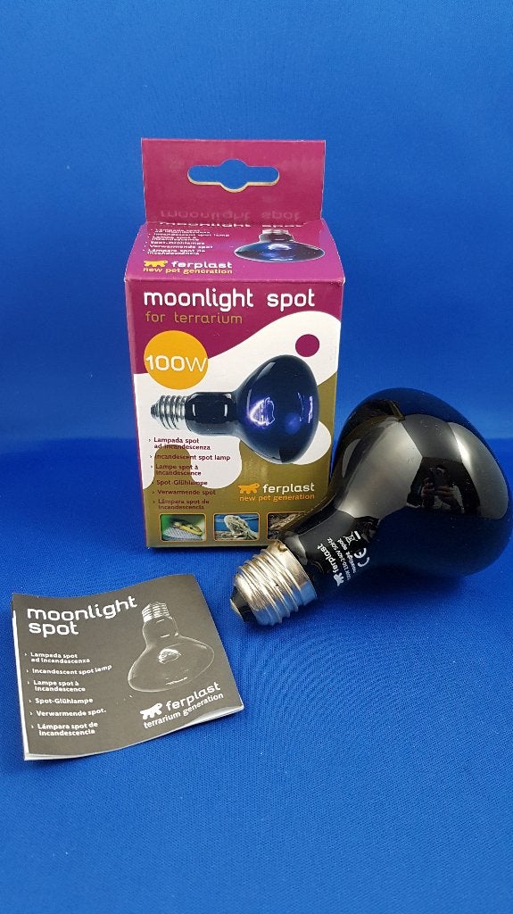 Ferplast Moonlight Spot, maanlicht nachtlamp terrarrium. 2A6, Dieren en Toebehoren, Tweedehands verkoop, Tweedehands verkoop, Gebruikt