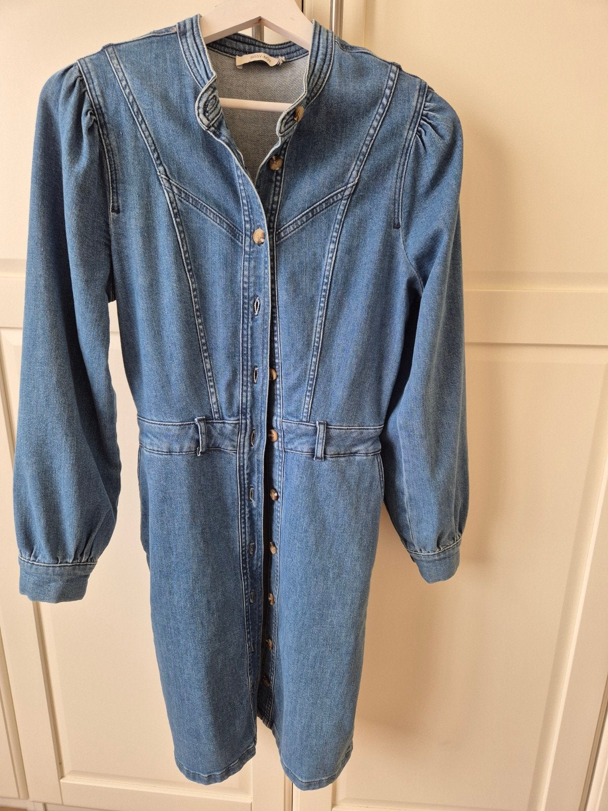 Nieuwe denim jurk van Sissy Boy maat S, Ophalen of Verzenden, Nieuw, Maat 36 (S), Blauw