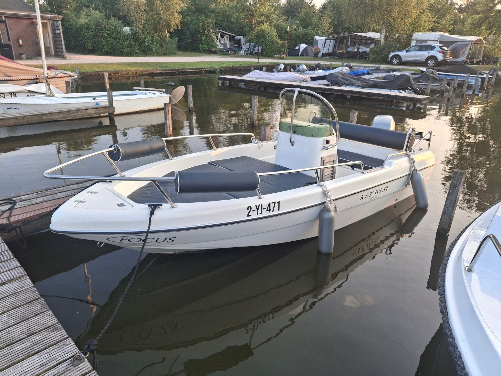 mooie rascala fm15 met 40pk mariner 4takt en trailer, Ophalen, Gebruikt, Elektrisch, 30 tot 50 pk