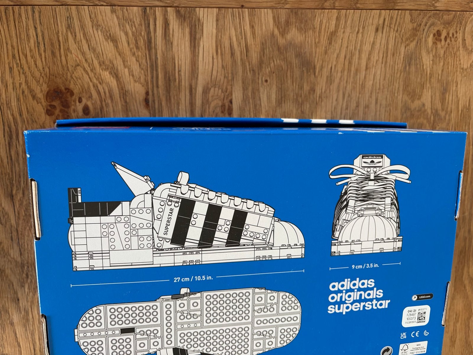 LEGO Adidas Originals Superstar 10282 - Nieuw in doos, Ophalen of Verzenden, Nieuw, Overige merken