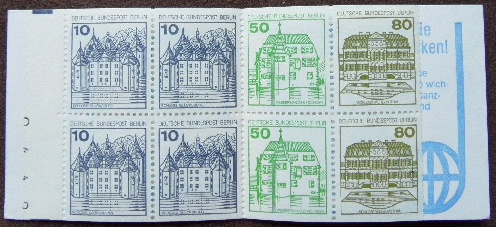 Postzegelboekje Duitsland – Bundespost Berlin  Boekje 13b, Ophalen of Verzenden, BRD, Postfris