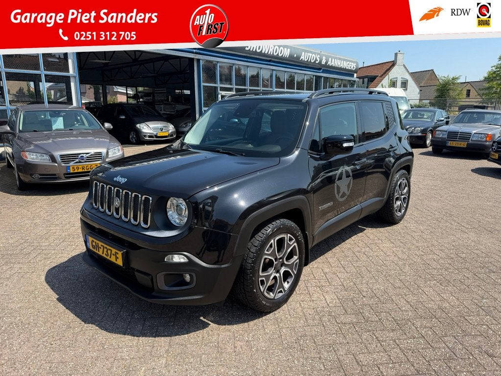 Jeep Renegade 1.4 MultiAir Limited I LPG I Leder I Clima I P, Auto's, Jeep, Voorwielaandrijving, Gebruikt, 4 cilinders, 400 kg