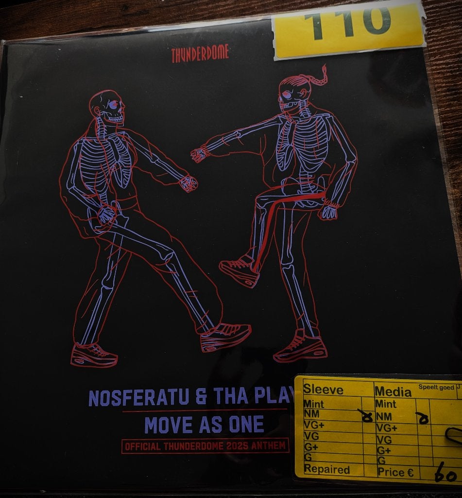 Nosferatu & Tha Playah – Move As One, Hardcore, Inclusief binnenhoes, Ophalen of Verzenden, EP