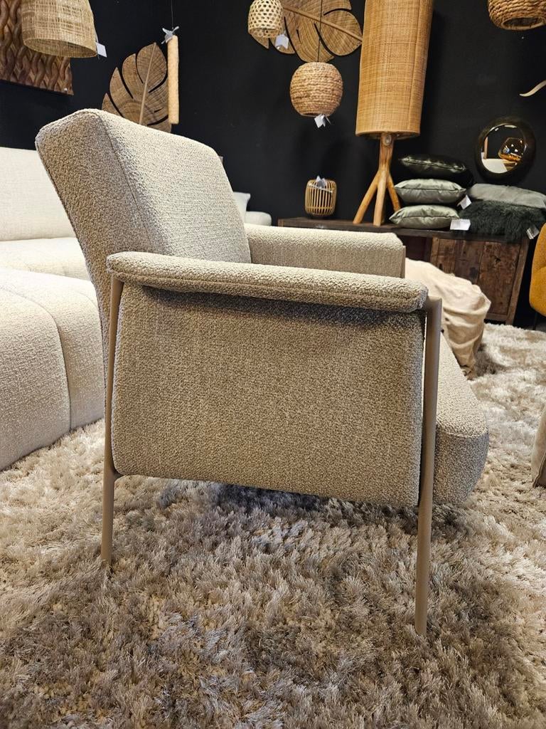 Fauteuil Vento syrak modern, Huis en Inrichting, Fauteuils, Ophalen of Verzenden, Nieuw, Stof, 50 tot 75 cm