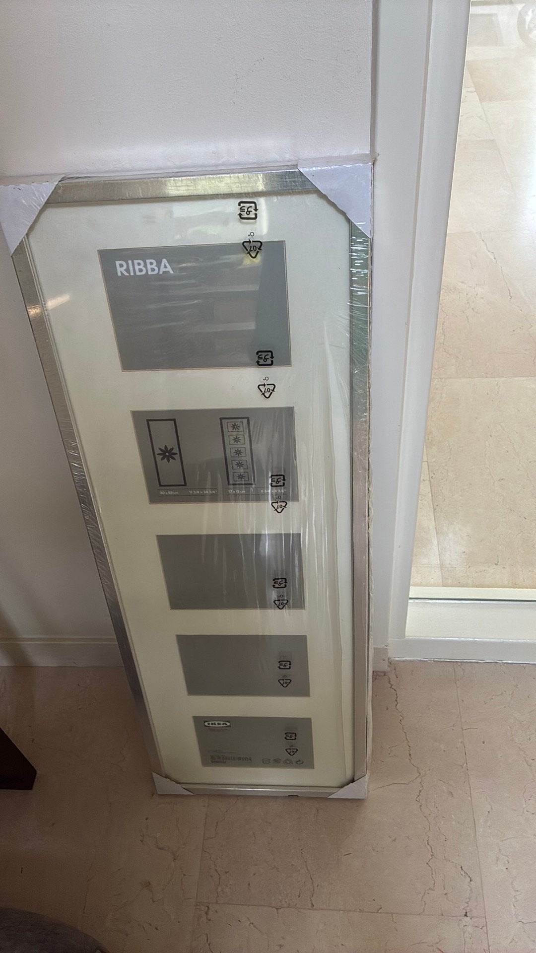 Fotolijst ikea nieuw in verpakking, Ophalen, Zilver, Hangend, Nieuw
