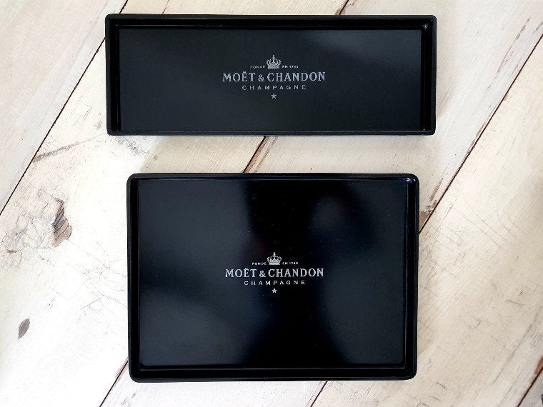 Moet&Chandon Luxe Kunsstof Dienbladen., Ophalen of Verzenden, Nieuw, Overige typen