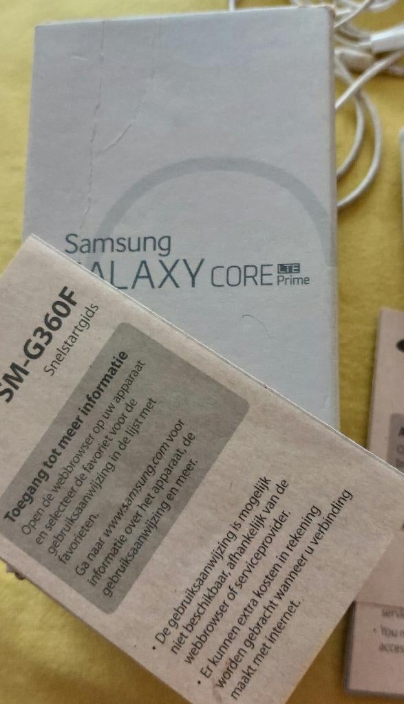 Samsung galaxy core prime  mobiel, Telecommunicatie, Mobiele telefoons | Samsung, Ophalen, Gebruikt, Overige modellen, Zwart