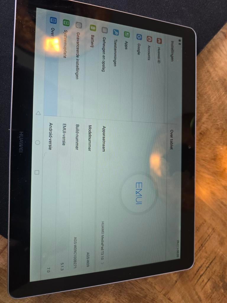 Huawei mediapad t3 10 tablet, Computers en Software, Android Tablets, Ophalen of Verzenden, Gebruikt, 10 inch, 16 GB