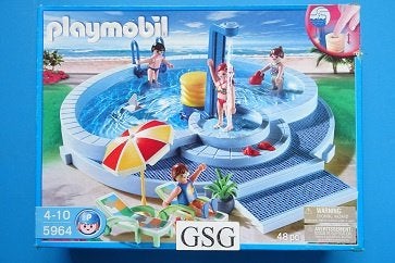 Zwembad nr. 5964-04, Kinderen en Baby's, Speelgoed | Playmobil, Ophalen, Zo goed als nieuw