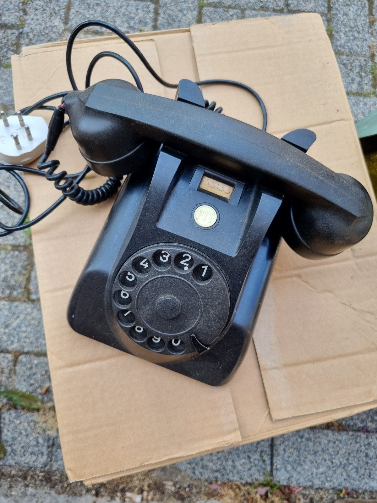 Vintage Bakelieten Ericsson PTT Telefoon Jaren '60, Ophalen of Verzenden, Gebruikt, Bakeliet