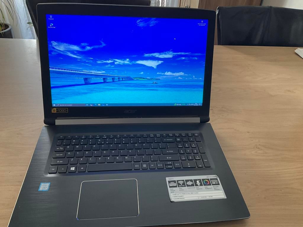 Acer aspire A517-51-31NY, Computers en Software, Windows Laptops, Gebruikt, 2 tot 3 Ghz, 8 GB, Ophalen of Verzenden