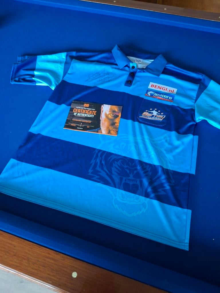 Premier League 2014  Match Worn finale Raymond van Barneveld, Sport en Fitness, Darts, Ophalen of Verzenden, Zo goed als nieuw