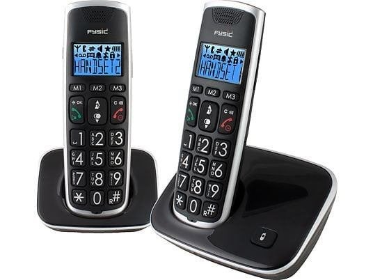 Fysic FX-6020 Dect Telefoon met 2 Handsets, Ophalen of Verzenden, Zo goed als nieuw, 2 handsets, Stralingsarm