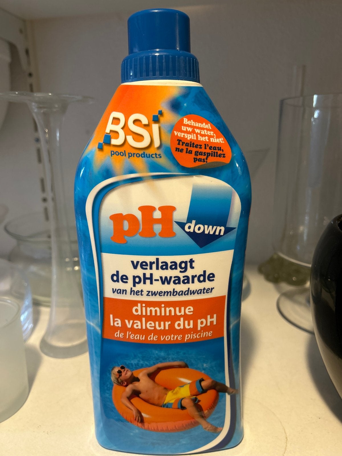 BSI pH Down - Verlaagt pH-waarde zwembadwater, Tuin en Terras, Zwembad-toebehoren, Ophalen of Verzenden, Nieuw, Reinigingsmiddel