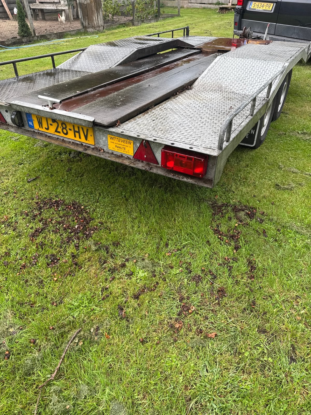 Witteveen Raalte Autotransporter - Dubbelas, Ophalen of Verzenden, Gebruikt