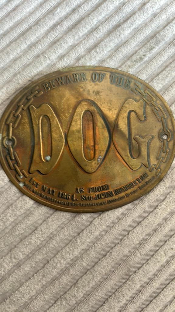 Decoratief messing bord, Ophalen of Verzenden