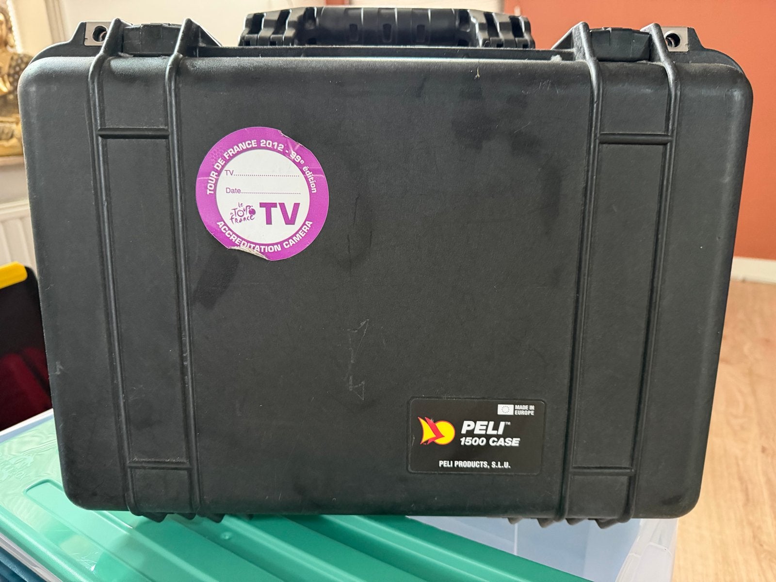Pelicase 1500 - Robuuste camerakoffer in uitstekende staat, Gebruikt, Koffer, Gevoerd, Ophalen of Verzenden