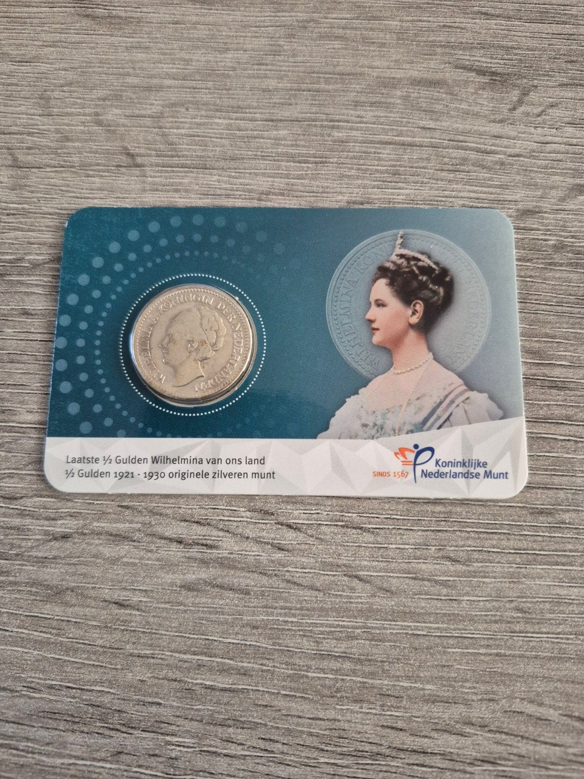 laatste 1/2 gulden wilhelmina van ons land 1928, Postzegels en Munten, Ophalen of Verzenden, Koningin Wilhelmina, 1 gulden