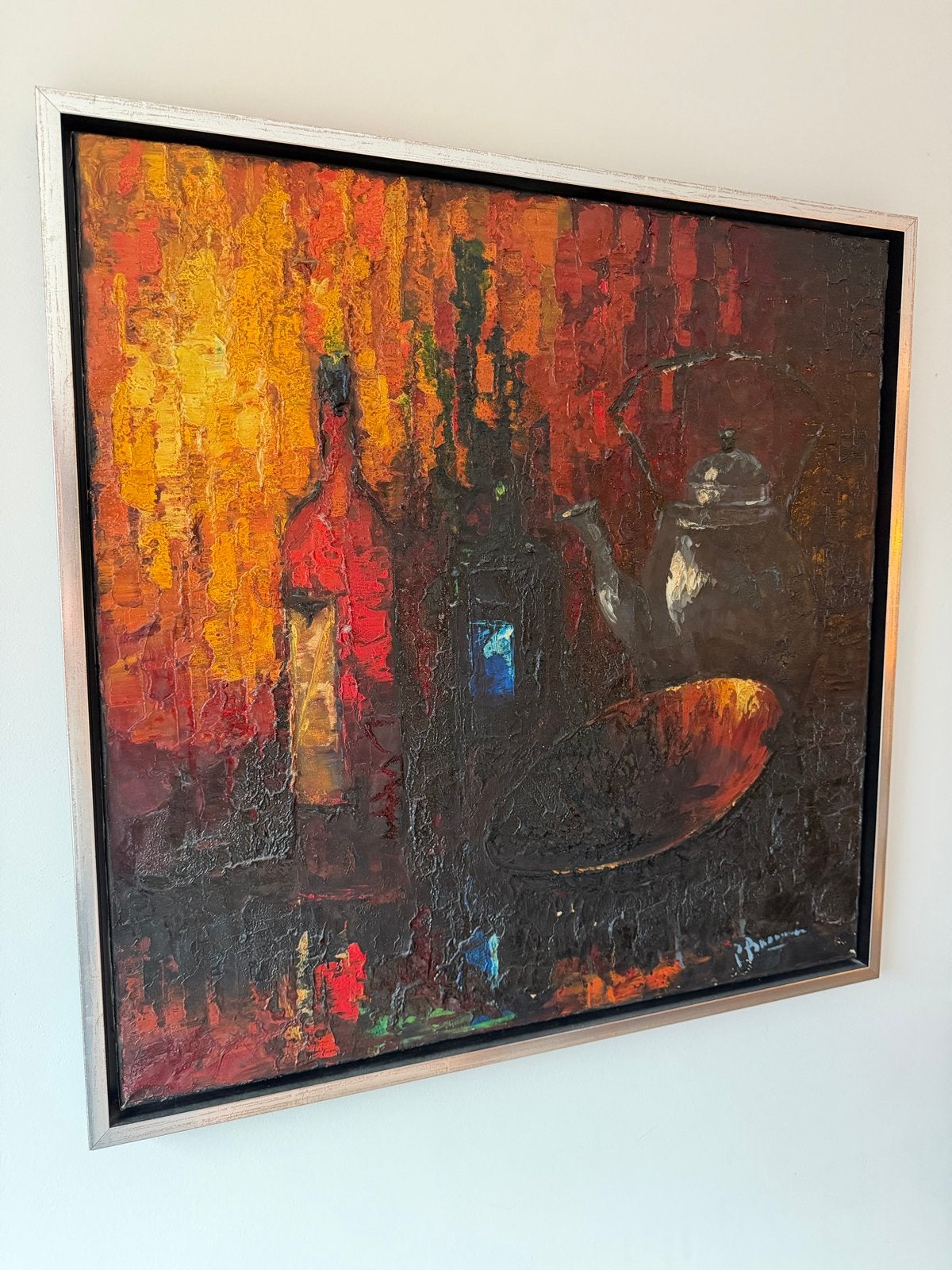 Peter Brouwer - Levendig stilleven, Ophalen, Doek, Expressionistisch, Stilleven