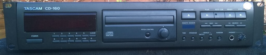 CD-speler Tascam Pro CD-160 met pitch-control, Overige merken, Refurbished, Ophalen of Verzenden, Tascam
