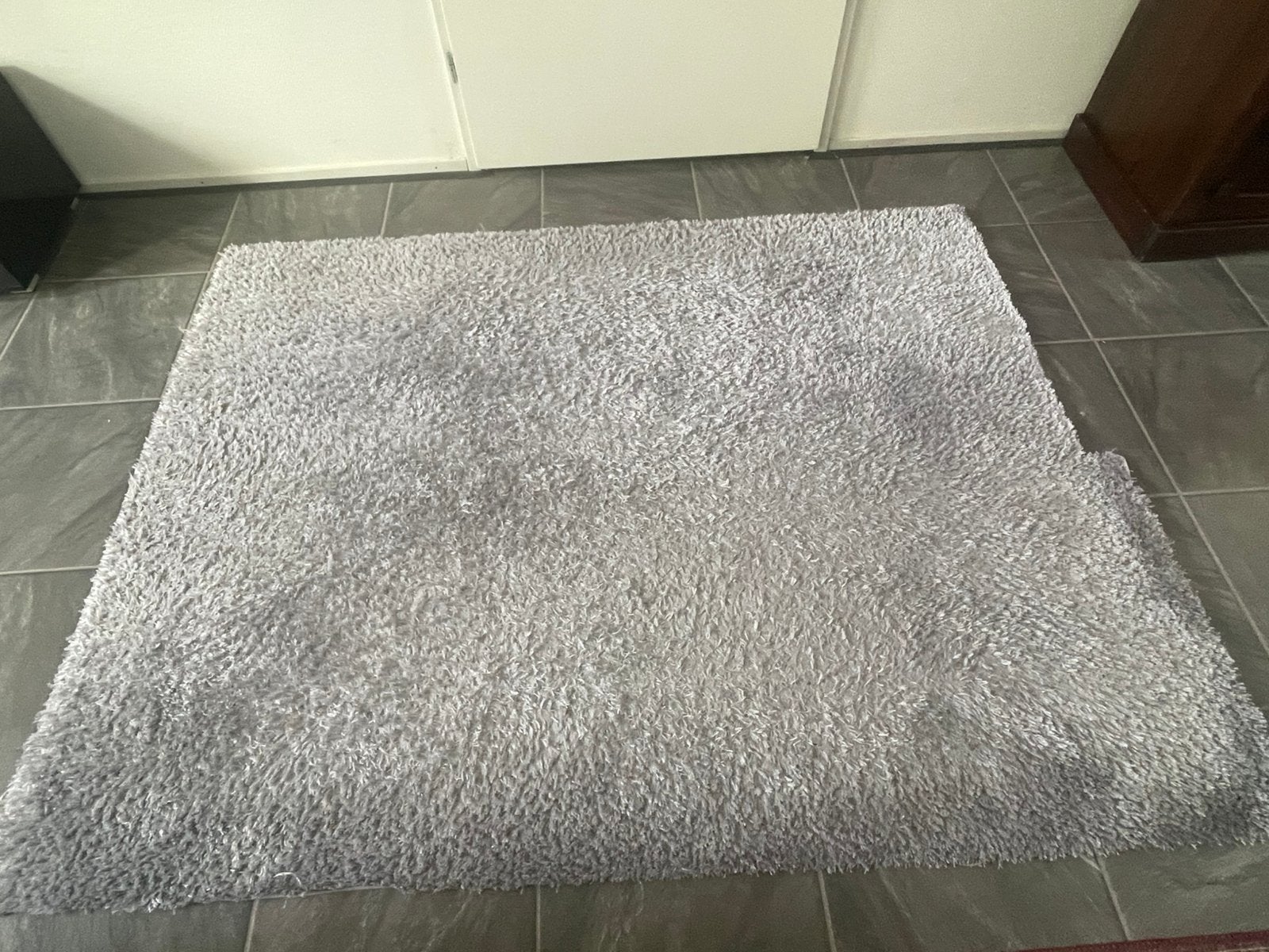 Vloerkleed grijs, Huis en Inrichting, Stoffering | Tapijten en Kleden, Ophalen, Grijs, Rechthoekig, 200 cm of meer
